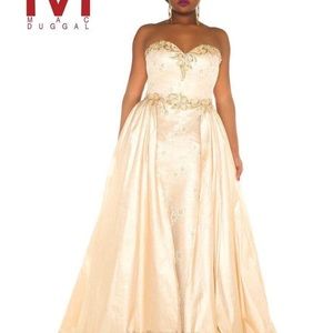 Mac Duggal with overskirt great for pageants